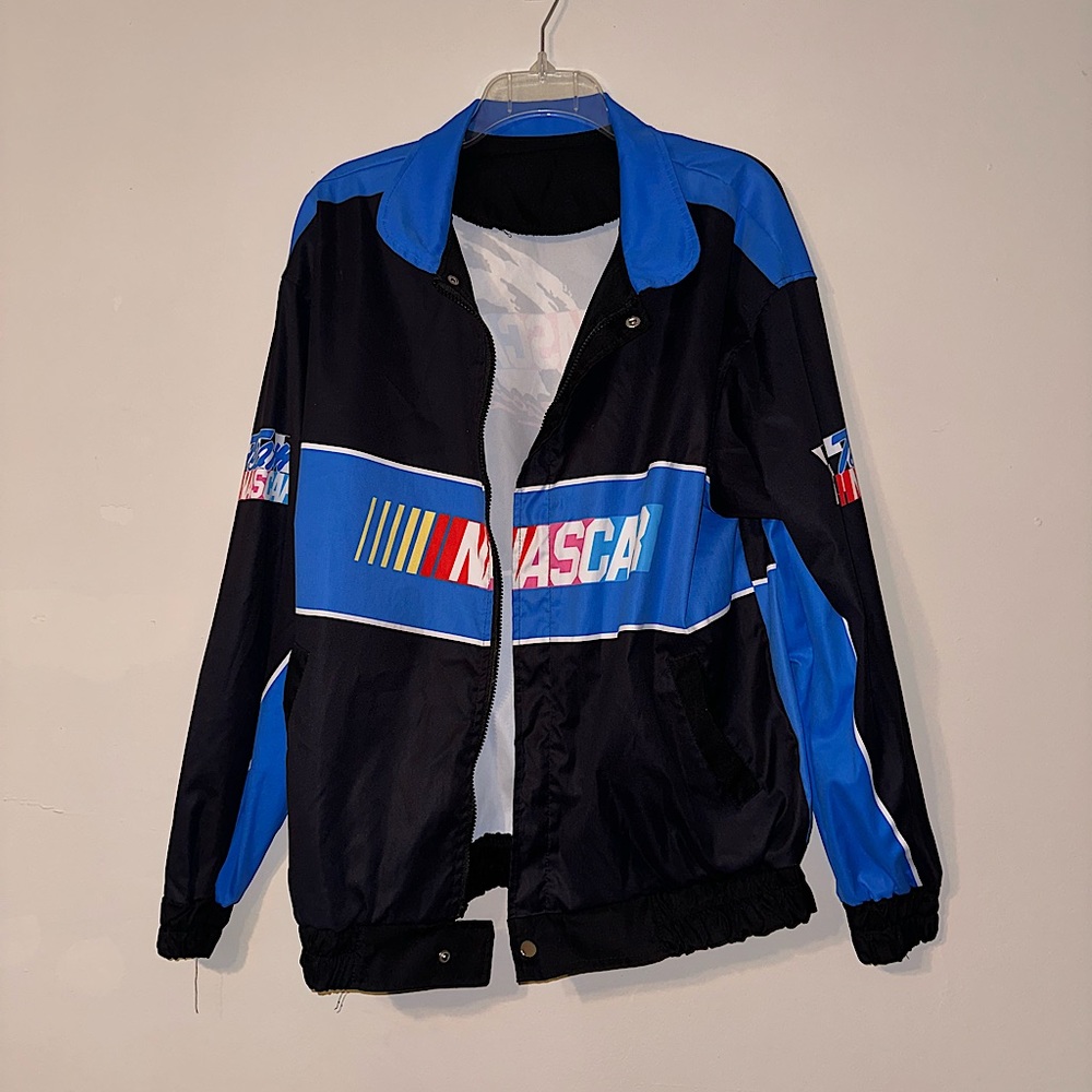 NASCAR race car varsity jacket